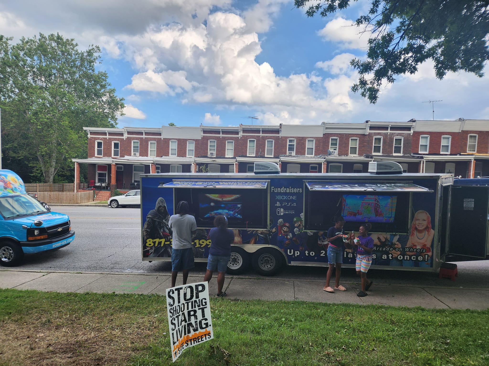 Party Game Truck at community street event
